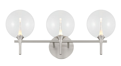 Eurofase 48914-017 Iissa 3-Light Satin Nickel LED Vanity Light