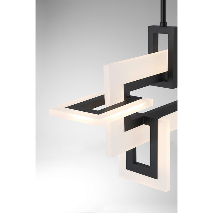 Eurofase 45718-022 Inizio 33" Matte Black LED Chandelier