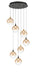 Eurofase 48930-031 Iissa 21" Gold-Black Mix LED Chandelier