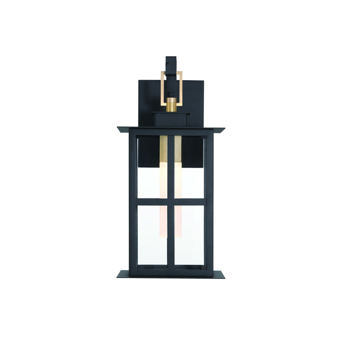 Eurofase 47200-012 Greyson 16" Brass-Black Mix LED Outdoor Wall Light