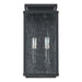 Exterior Wall Sconce Thesis 207051A Overton 14 inch 2 light Matte Black Exterior Wall Sconce with Clear Antique Glass THESIS