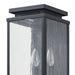 Exterior Wall Sconce Thesis 207051A Overton 14 inch 2 light Matte Black Exterior Wall Sconce with Clear Antique Glass THESIS