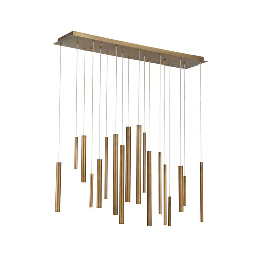 Eurofase 31446-035 Santana 42" Brushed Brass LED Chandelier