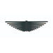 Eurofase 46731-012 Seraph 25" Matte Black LED Wall Sconce