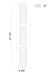 Eurofase 47124-028 Fayton 21" Matte Black LED Outdoor Wall Light