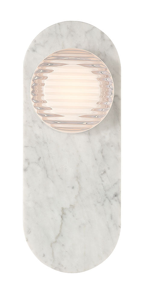 Eurofase 50273-010 Sternn 15" Marble White LED Outdoor Wall Light