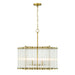 Eurofase 47239-012 Glasbury 24" Gold Chandelier
