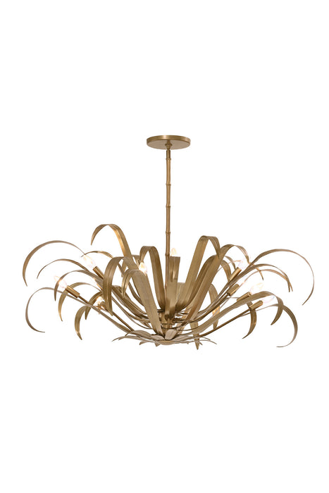 Eurofase 46433-015 Kagra 56" Antique Brass Chandelier