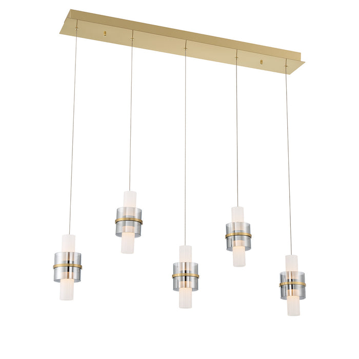 Eurofase 45595-011 Rola 42" Gold LED Chandelier