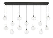 Eurofase 48939-010 Iissa 72" Matte Black LED Chandelier