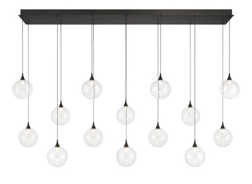 Eurofase 48939-010 Iissa 72" Matte Black LED Chandelier