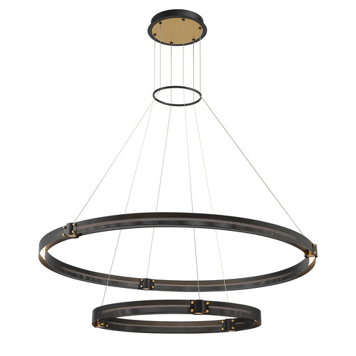 Eurofase 37385-019 Admiral 48" Gold-Black Mix LED Chandelier