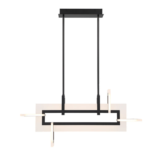 Eurofase 45718-022 Inizio 33" Matte Black LED Chandelier
