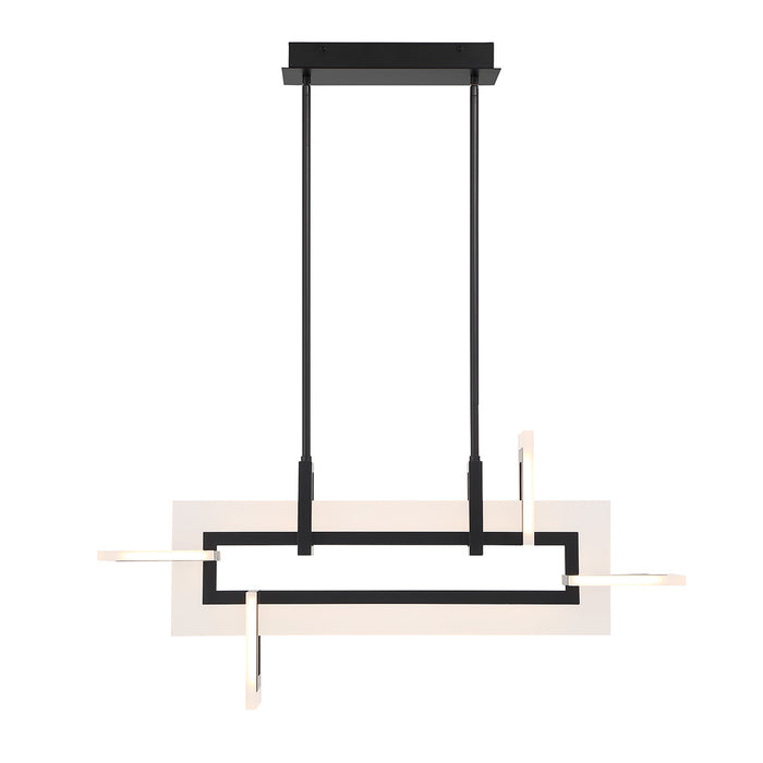 Eurofase 45718-022 Inizio 33" Matte Black LED Chandelier