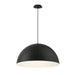 Eurofase 37218-010 Laverton 24" Matte Black LED Pendant Light