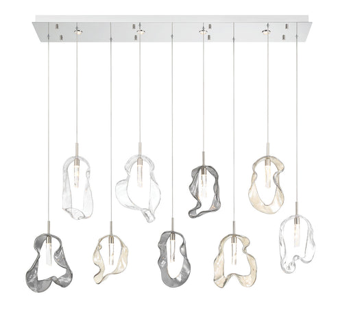 Eurofase 49239-027 Norah 51" Polished Nickel LED Chandelier