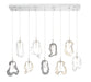 Eurofase 49239-027 Norah 51" Polished Nickel LED Chandelier