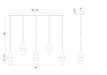 Eurofase 45595-011 Rola 42" Gold LED Chandelier