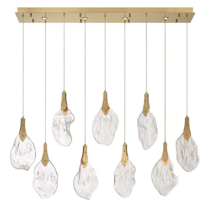 Eurofase 50103-020 Jateo 51" Gold LED Chandelier