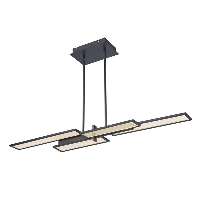 Eurofase 37062-019 Bayswater 46" Matte Black LED Chandelier