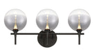 Eurofase 48915-021 Iissa 3-Light Matte Black LED Vanity Light