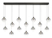 Eurofase 48939-027 Iissa 72" Matte Black LED Chandelier