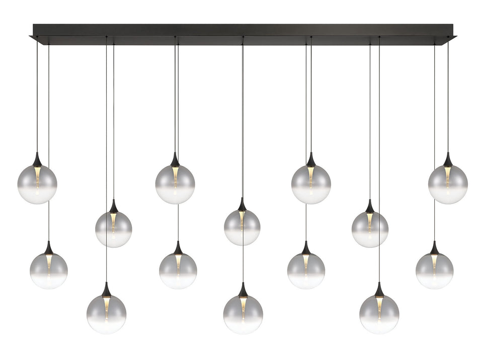 Eurofase 48939-027 Iissa 72" Matte Black LED Chandelier