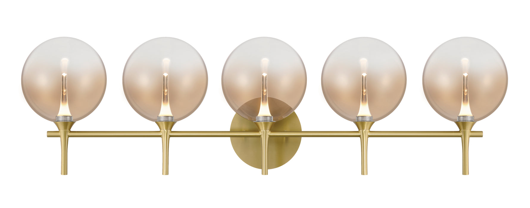 Eurofase 48919-036 Iissa 5-Light Gold LED Vanity Light