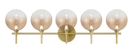 Eurofase 48919-036 Iissa 5-Light Gold LED Vanity Light