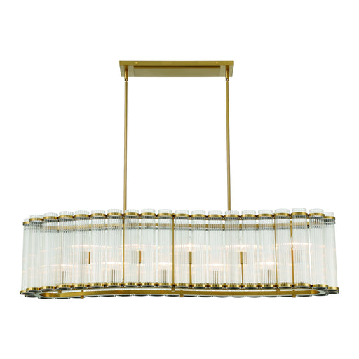 Eurofase 47240-018 Glasbury 52" Gold Chandelier