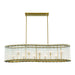 Eurofase 47240-018 Glasbury 52" Gold Chandelier