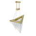 Eurofase 47187-016 Vivien 32" Matte Gold LED Chandelier