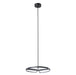 Chandelier Thesis 207766A Alfie 20 inch 3 light Textured Black 3CCT LED Chandelier THESIS
