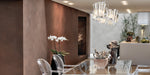 Eurofase 38867-019 Ricca 45" Chrome Chandelier