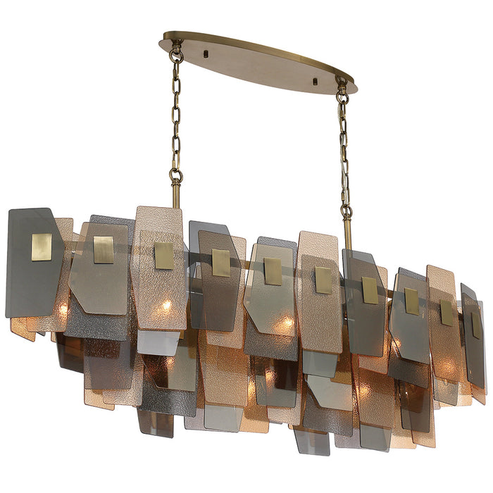 Eurofase 43874-019 Cocolina 48" Brushed Brass Chandelier