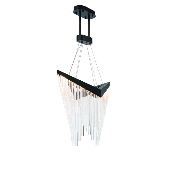 Eurofase 47187-023 Vivien 32" Matte Black LED Chandelier