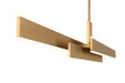 Eurofase 37064-020 Cameno 45" Matte Gold LED Chandelier
