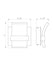 Eurofase 35654-022 Cambridge 1-Light Matte Black LED Vanity Light