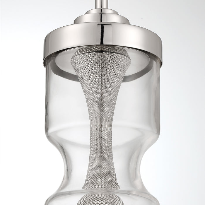 Eurofase 46430-021 Mistero 21" Satin Nickel Pendant Light