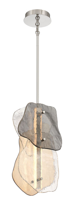 Eurofase 50464-012 Grotto 24" Polished Nickel LED Pendant Light