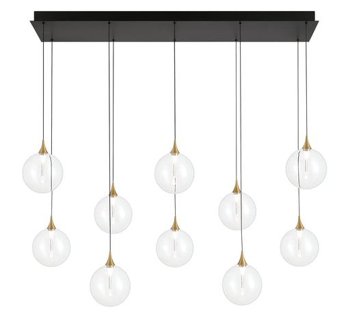 Eurofase 48932-011 Iissa 47" Gold LED Chandelier