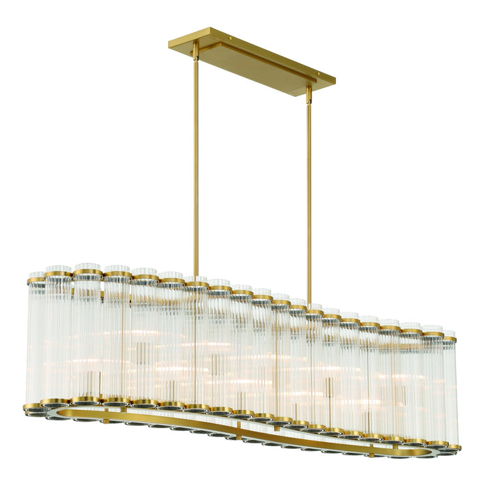 Eurofase 47240-018 Glasbury 52" Gold Chandelier