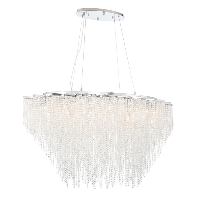 Eurofase 43884-018 Cohen 48" Chrome Chandelier