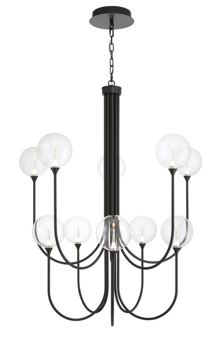Eurofase 48926-010 Iissa 40" Matte Black LED Chandelier
