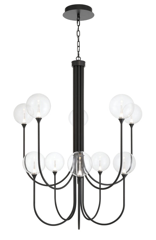 Eurofase 48926-010 Iissa 40" Matte Black LED Chandelier