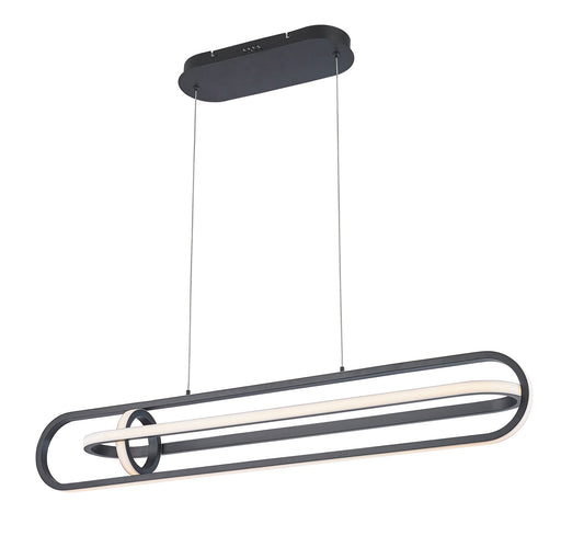 Eurofase 37039-011 Demark 42" Matte Black LED Chandelier