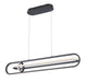 Eurofase 37039-011 Demark 42" Matte Black LED Chandelier