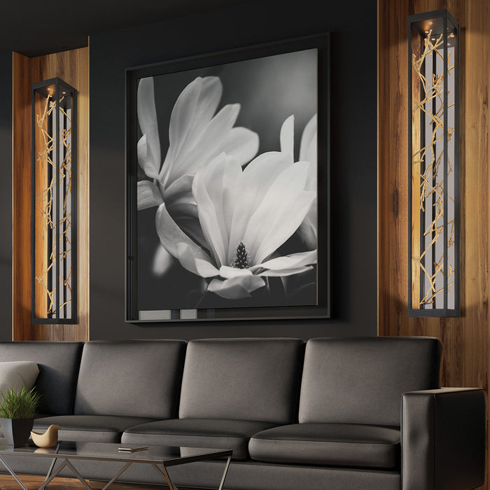 Eurofase 38638-015 Aerie 48" Gold-Black Mix LED Outdoor Wall Light