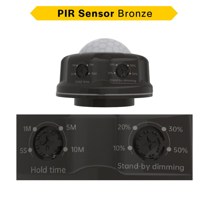 Halco - HSN-SEN-PIR-DAY-010-Z10-BZ - Haisen PIR Sensor Indoor/Outdoor BZ Z10 Daylight Harvest Dim product image