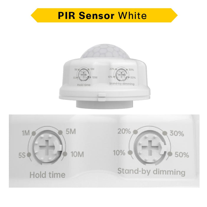 Halco - HSN-SEN-PIR-DAY-010-Z10-WH - Haisen PIR Sensor Indoor/Outdoor WH Z10 Daylight Harvest Dim product image